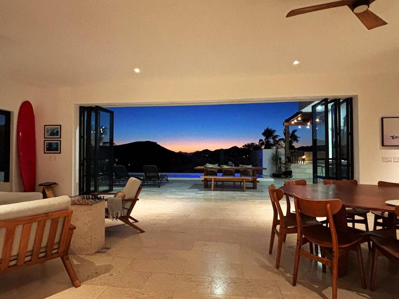 Los Cabos Palmilla Estates Discover a standout investment opportunity in coveted Palmilla Estates, where relaxed coastal style meets refined comfort. This single-story 3-bedroom, 3-bath home blends natural stone, warm wood beams, and a gourmet kitchen with high-end appliances, breakfast nook, and full bar. A generous entry courtyard opens to a heated pool, jacuzzi, outdoor kitchen, and a sun-washed yard overlooking the 9th fairway of the Jack Nicklaus Mountain Course. Eligible for a golf membership, it also makes an effortless vacation retreat with close access to Palmilla Beach, world-class amenities, and the charming San José town center. for sale