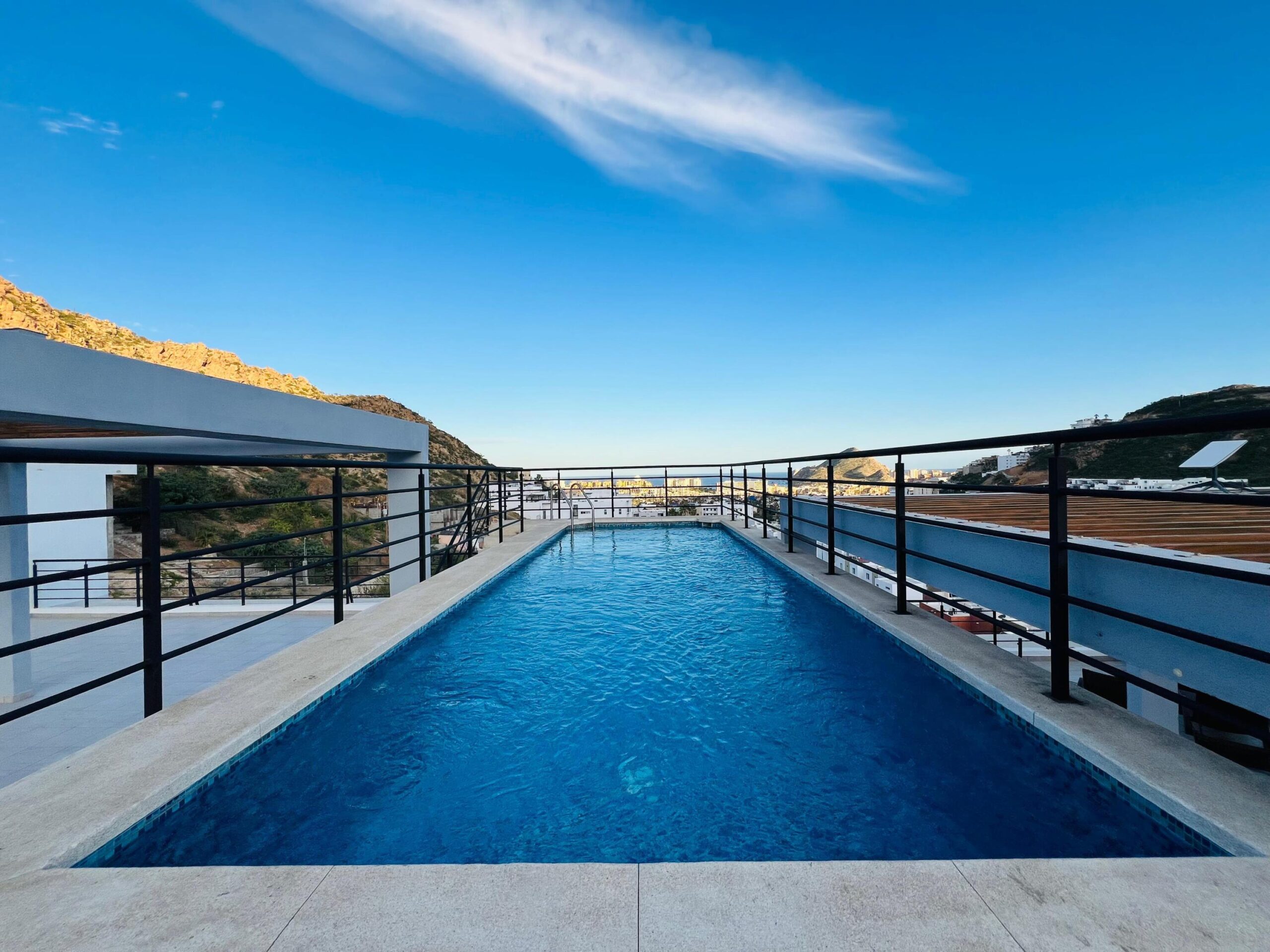 Los Cabos Sjd D/Town:General Description:This charming 2-bedroom, 2-bathroom furnished condo, located in the Fonatur Zone in San José del Cabo. First-level unit with a granite countertop kitchen, living and dining area, lateral terrace, and front terrace with for sale