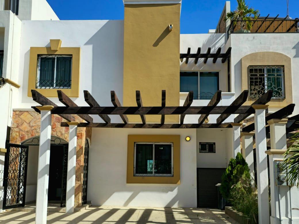 Los Cabos Terranova Terranova Residencial Hermosa casa amueblada y lista para habitar. Cuenta con 3 amplias recámaras (2 con terraza), 2.5 baños, sala, cocina y comedor y cisterna de 5,000L. Disfruta del patio privado con asador y horno para pizza.Acceso a áreas comunes con enorme jardín, juegos infantiles, Pet Park, pérgola y asador. Seguridad 24/7 con videovigilancia!* * * * * * * * *This fully furnished house is move-in ready, featuring 3 spacious bedrooms (2 with terraces), 2.5 bathrooms, living room, kitchen, dining area and 5,000 L water cistern. Enjoy a private patio with a BBQ & traditional pizza hovenAccess to common areas with a garden, pergola, kids & pets playground, and BBQ space24/7 security & video recording! for sale
