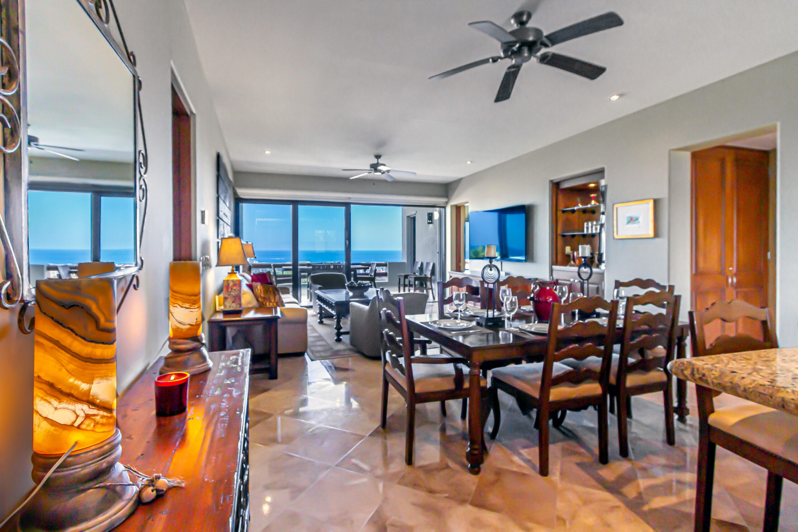 Los Cabos Villa La Estancia This spacious 2,100+ sq. ft. two-bedroom, three-bathroom villa is located on the renowned Medano Beach in Cabo San Lucas. Fully furnished and recently remodeled, it features high-quality finishes throughout.Villa La Estancia has a proven track record as a strong vacation rental property. A grand reception lobby welcomes you, along with 24-hour concierge services for you and your guests. Amenities include two restaurants, two pools, a swim-up bar, and a beach club for your enjoyment. The property also offers a fully equipped gym, spa, and private tennis courts. for sale