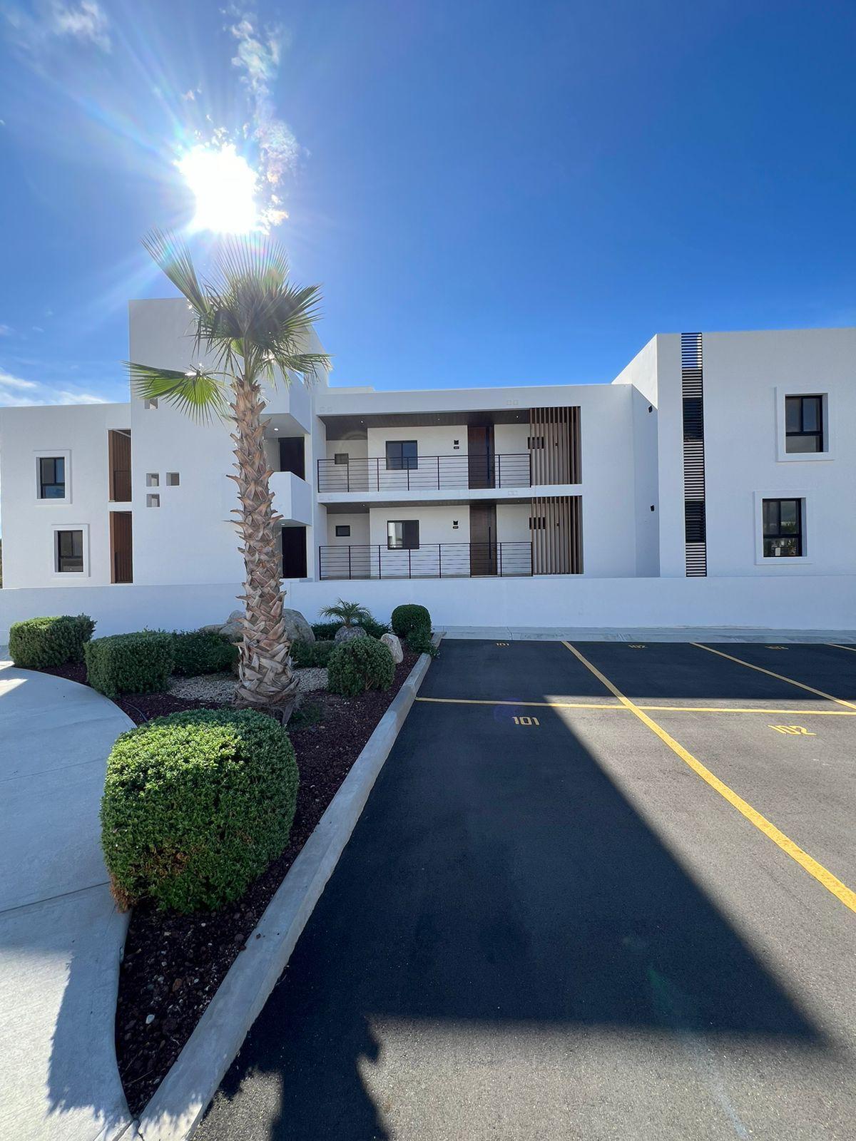Los Cabos Cumbre Del Tezal Yameto in Cabo San Lucas, a condominium that blends modern design, functionality, and comfort in every space. Featuring two bedrooms, two full bathrooms, and parking for two cars, it stands out for its high-quality finishes such as marble flooring and a fully equipped kitchen with a quartz countertop. It is delivered fully equipped with included appliances: a 5-burner electric ceramic cooktop, a three-door French Door refrigerator, and a microwave hood. Additional features like a smart lock and a private terrace.Yameto elevates your lifestyle with amenities designed for maximum enjoyment: a swimming pool, gym, green areas, children's spaces, and a rooftop for gathering or relaxing. With 24/7 security and controlled access. for sale