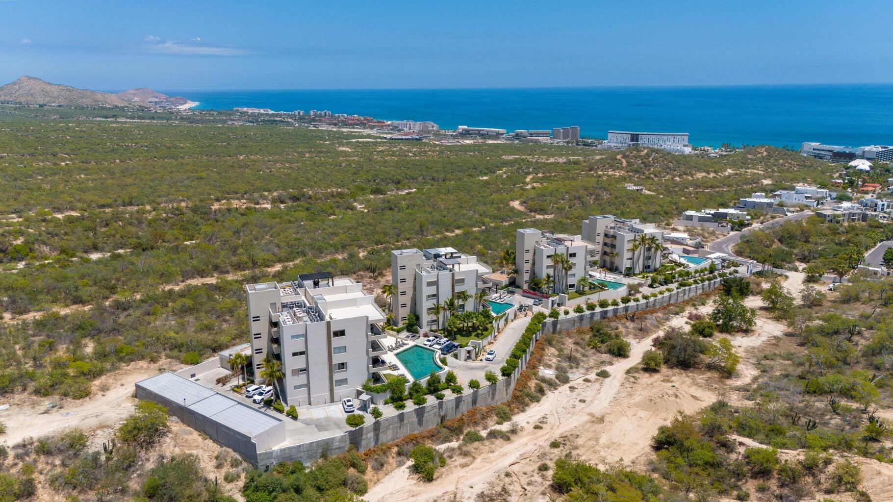 Los Cabos Montigny Montigny is an exclusive boutique condominium development featuring only 11 residences, and stands among the very few brand-new condominium options on the corridor's ocean side in Cabo San Lucas. Ideally located just a short walk from the renowned Monuments Beach, these homes offer access to Cabo's most dramatic beachfront, world-class surf, dining, and nightlife, all while living in an intimate community that larger developments simply can't offer. Each unit is thoughtfully designed with modern finishes, welcoming interior layouts, and seamless indoor-outdoor living. Select residences include private pools or expansive terraces. A rare highlight of the project is the inclusion of a private enclosed garage of 325+ SF with every condo, providing secure parking along with ample room for ... storage, equipment, or even a customizable flex space.This is a unique opportunity to own a brand-new boutique home in one of Cabo's most coveted coastal locations. for sale