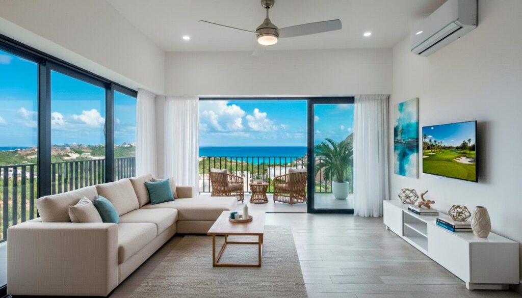 Los Cabos The Five Discover Unit 204 at The Five, located in the desirable El Pedregal community of Cabo San Lucas. This fully furnished 2-bedroom, 2.5-bath condo features 1,338 sq.ft. of living space with impressive marina, downtown, and ocean – Camino a la Antigua, San Jose Corridor, BS