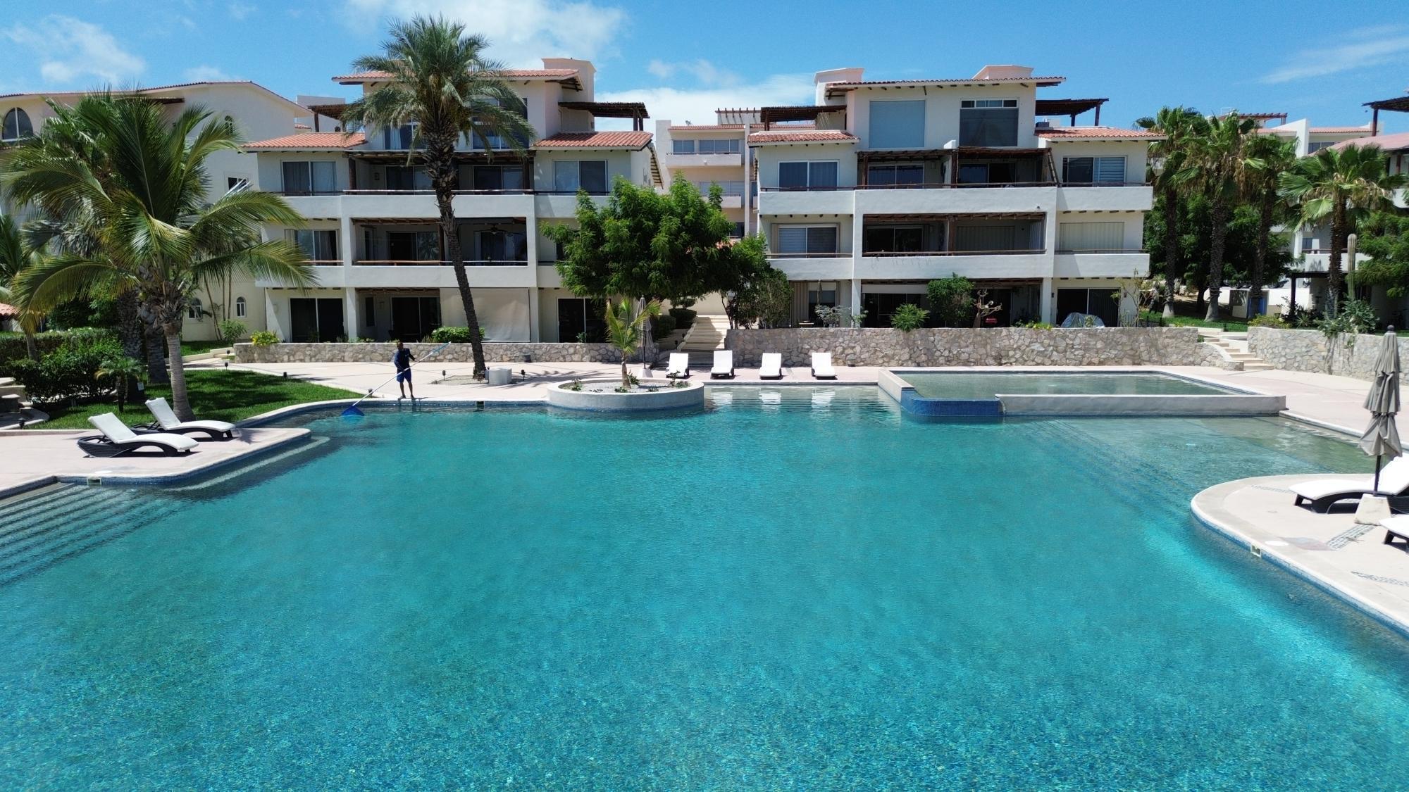 Los Cabos The Five Discover Unit 204 at The Five, located in the desirable El Pedregal community of Cabo San Lucas. This fully furnished 2-bedroom, 2.5-bath condo features 1,338 sq.ft. of living space with impressive marina, downtown, and ocean for sale