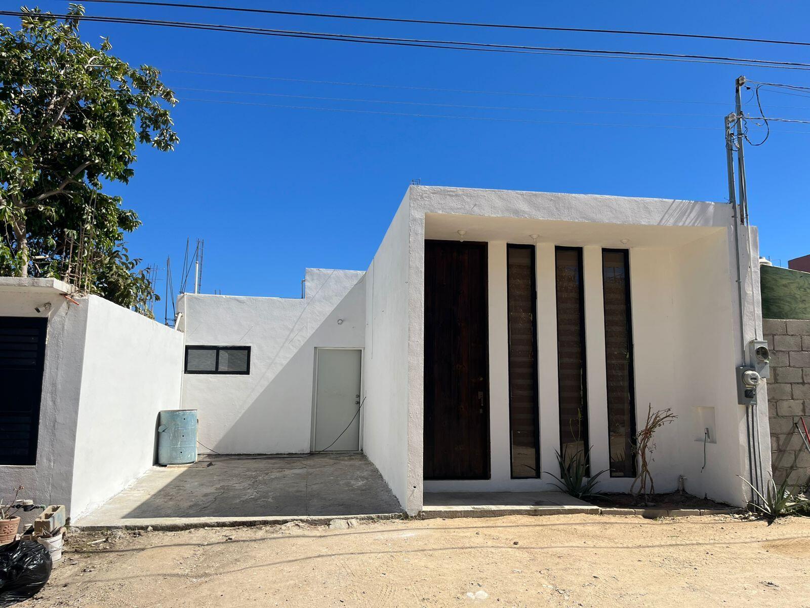 Los Cabos Csl N-E Of19:Genral This is a white canvas project. Ideal for those people looking a place to take full advantage of its potential as main residence or rental property. Property features: Three bedrooms and three bathrooms. Laundry room. Three AC mini splits and silling fans. Water heater. Water pump. 18,000 liters water cistern. Gas Tank (150 liters). Kitchennete.Asking price is in pesos: for sale
