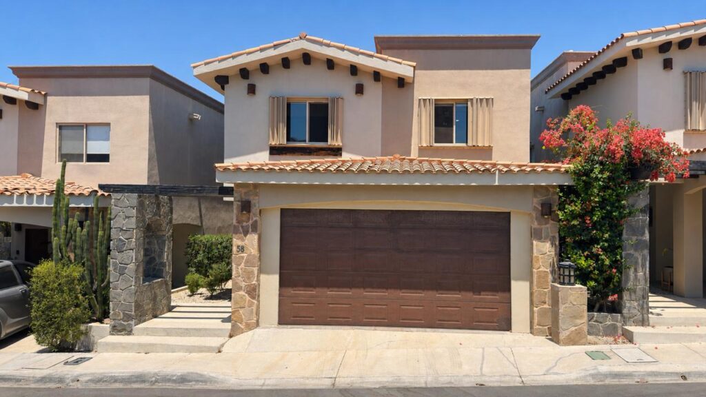 Los Cabos Toscana Residences Turnkey three-bedroom home in the well-kept, gated community of Toscana in El Tezal, minutes from downtown Cabo San Lucas and Medano Beach. Inspired by Mediterranean architecture and the Italian coast, Toscana features beautifully maintained desert landscaping with vibrant bougainvillea and colorful common areas. This fully furnished residence offers a main-floor primary suite, spacious guest bedrooms, and an open-concept kitchen with granite countertops and stainless appliances that flows to a private terrace. The rooftop showcases ocean and Arch – Isla del Pacifico, Cabo Corridor, BS