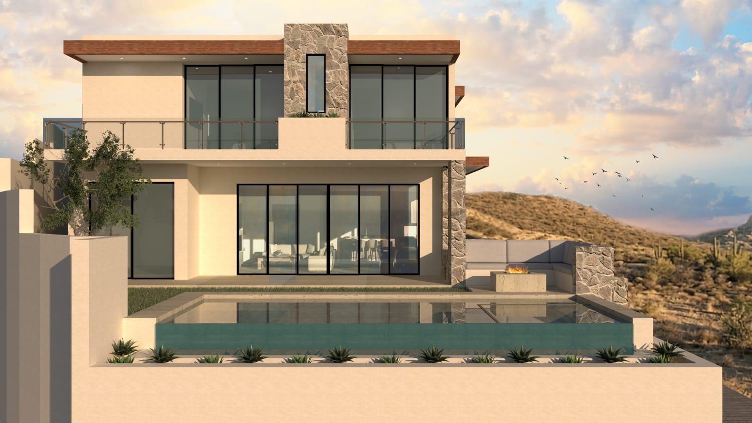 Los Cabos Laguna Hills Casa Piedra Sol is an extraordinary newly completed ocean for sale