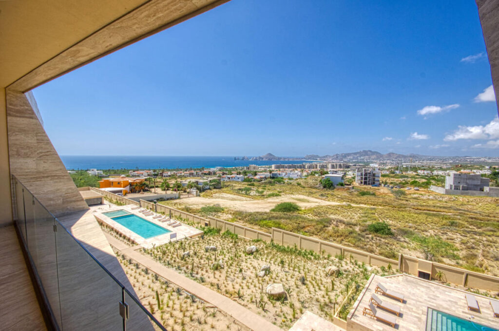 Los Cabos Solaria Welcome to Solaria Condo C-204, a stylish two-bedroom residence in the sought-after El Tezal area of Cabo San Lucas, offering the perfect mix of comfort, convenience, and investment potential.Delivered turnkey, this condo is ready to enjoy as your private retreat or to operate as a high-performing Airbnb. The spacious terrace provides partial ocean – Mistiq Penthouse, Cabo Corridor, Cabo Corridor, BS
