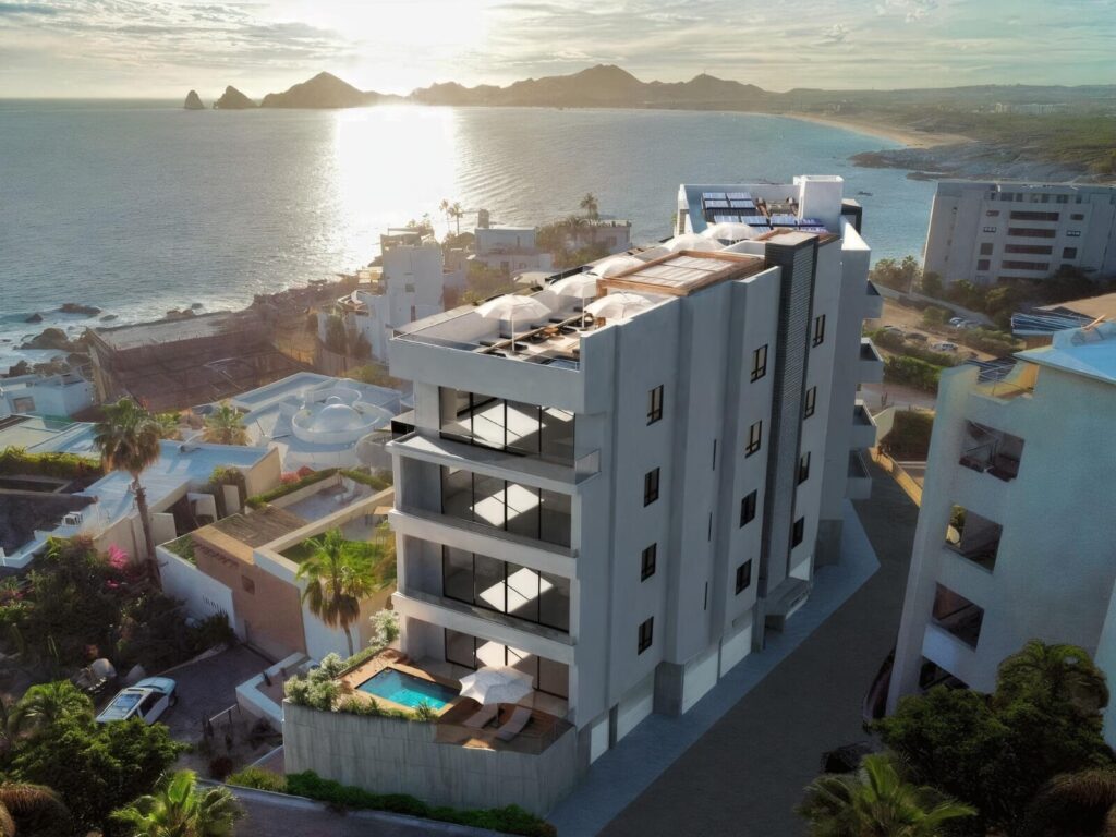 Los Cabos Cian Welcome to luxury living at its finest in this stunning Cabo San Lucas condo by Grupo Quadro. With panoramic – Montigny, Luna, Cabo Corridor, Cabo Corridor, BS