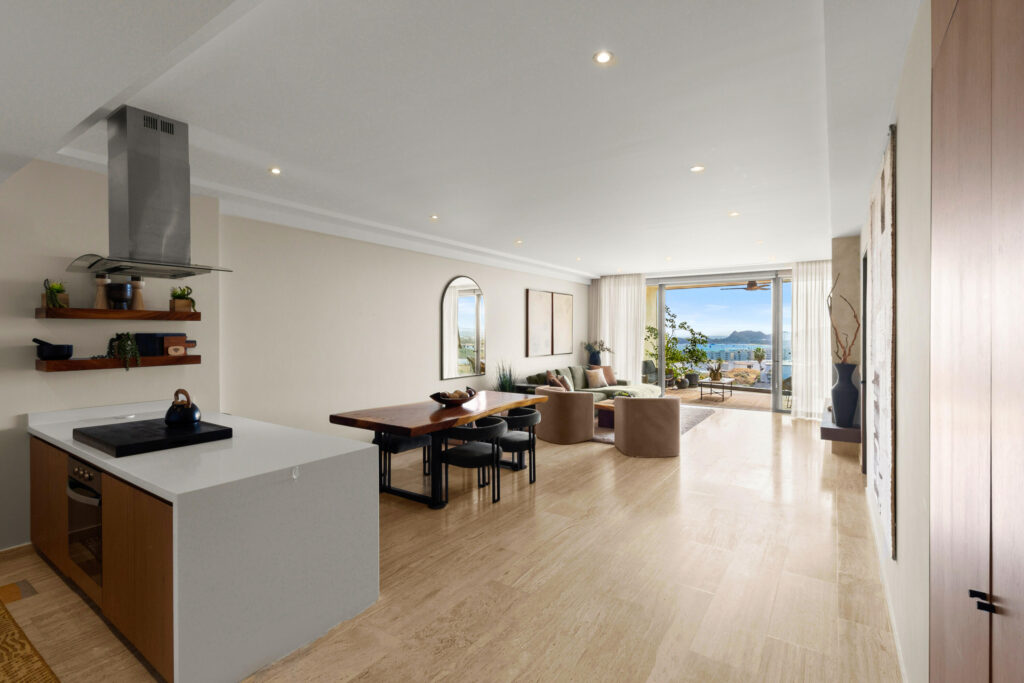 Los Cabos Mistiq Los Cabos Modern 2-bedroom, 2.5-bath residence in Mistiq offering 1,707 sq ft of contemporary living with ocean and city – Overlooking the Seas, Cabo Corridor, BS
