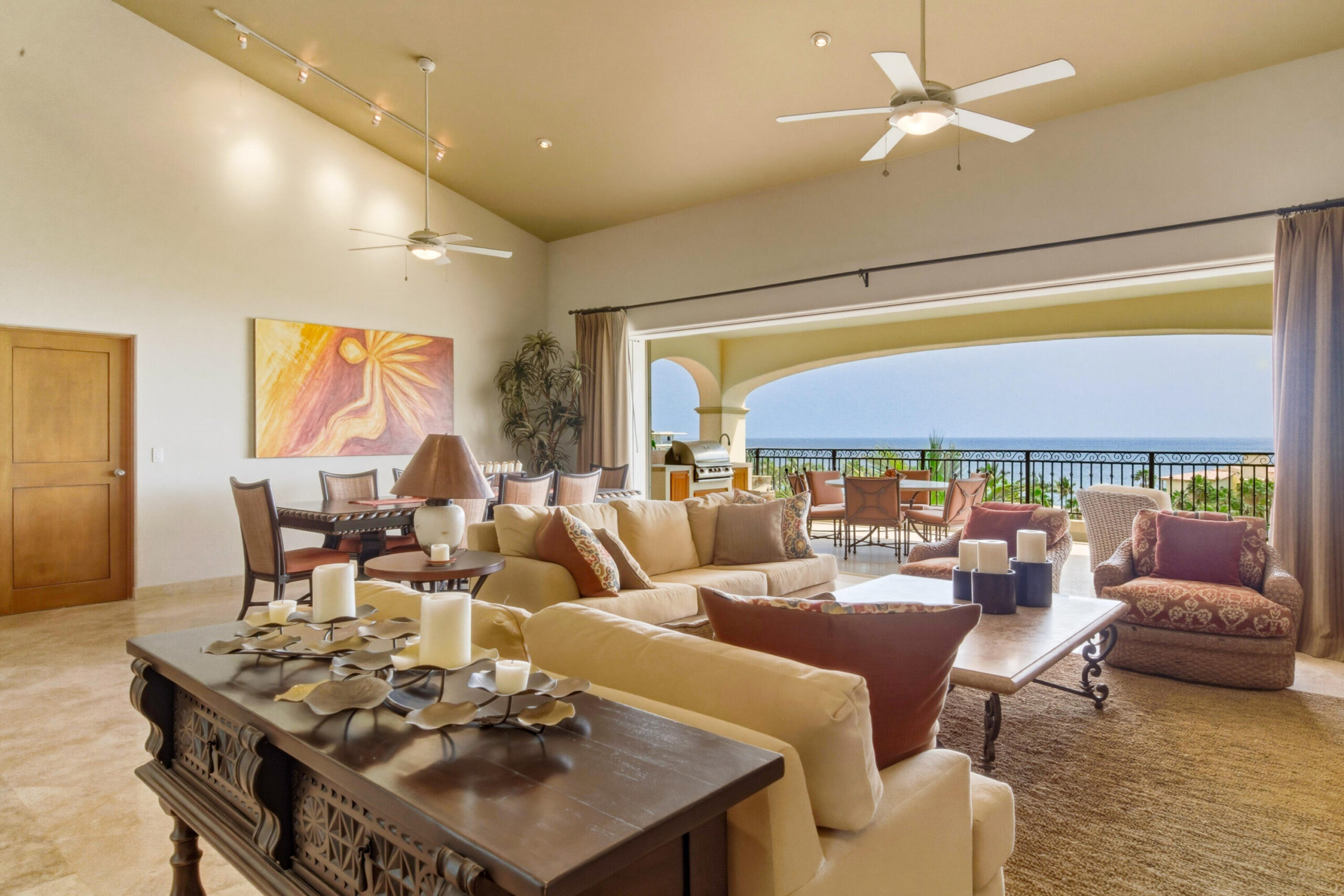 Los Cabos El Tezal E;General Unit 104 at Torre Catalina, an elegant condominium in the desirable El Tezal area of Cabo San Lucas. This thoughtfully laid-out residence provides 134.70 m² of interior air-conditioned area and an additional 20 m² private terrace, ideal for alfresco dining, morning coffee, or evening sunsets.The open living area flows to the terrace, creating seamless indoor/outdoor living. The kitchen is designed for both daily use and entertaining; bedrooms are generously sized and benefit from natural light and privacy. Practical features include assigned parking, secure building access, and in-unit storage. Location is convenient to Cabo's shops, dining and beaches. for sale