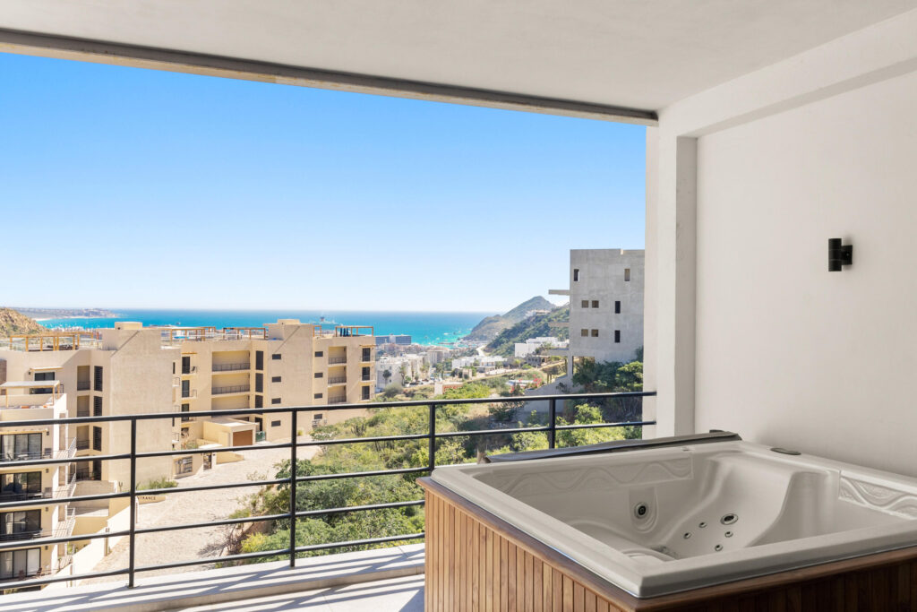 Los Cabos Veranda Residences Modern condominium located in Veranda, a quiet and well-designed community in Cabo San Lucas. This residence offers a comfortable layout perfect for relaxing and enjoying the Baja lifestyle.It features two bedrooms, two full bathrooms, and an open-concept living area that seamlessly integrates the kitchen, dining, and living spaces, creating a bright and inviting atmosphere. The condo is offered fully furnished, allowing you to move in and enjoy it right away. Veranda is a low-density community with only 18 units, offering privacy, tranquility, and a more exclusive residential feel. The development has fully paved access and is conveniently located near the Transpeninsular Highway, providing quick and easy connections to shops, schools, supermarkets, and all main areas of Cabo.Built in 2022, the unit feels contemporary and fresh. Veranda offers controlled access and well-maintained common areas, making it an excellent option for both living and investing in Cabo. – Torre Maria, Cabo San Lucas, Cabo San Lucas, BS