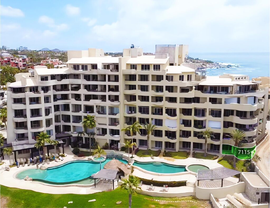Los Cabos Cora Stunning 3BR, 3.5BA penthouse in Cora Sunset with a private upper sundeck and whirlpool tub boasting panoramic ocean and golf – Tower 7 Misiones del Cabo, Cabo Corridor, BS