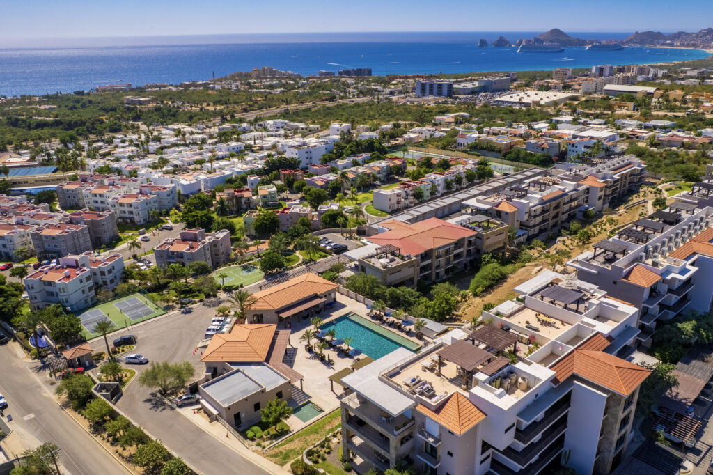 Los Cabos Montigny Montigny is an exclusive boutique development featuring only 11 residences, and stands among the very few brand-new condominium options on the corridor's ocean side in Cabo San Lucas. Ideally located just a short walk from the renowned Monuments Beach, these homes offer unparalleled direct – Vía de la Paloma S/N, Cabo Corridor, BS