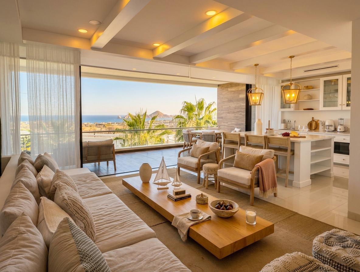 Los Cabos Centro Best Suites, comfort in the heart of San Lucas. Prime location just a 6-minute walk distance to Marina San Lucas. A complex with only 17 units offering an exceptional opportunity for investment and short or long-term rentals. Modern design. Infinity pool and roof garden with Marina for sale