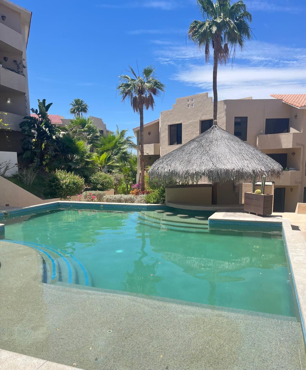 Los Cabos Hacienda Los Cabos Experience the perfect combination of comfort, style and investment potential in this beautifully remodeled 2 BR, 2 BTH ground floor condo with a poolside terrace and palapa. Ideally located in one of the most desirable areas of San José del Cabo. Designed for effortless Baja living, this charming residence features a spacious private terrace with a palapa and direct access to the pool.The seamless indoor-outdoor flow creates an inviting atmospher for relaxing, entertaining, or enjoying the for sale
