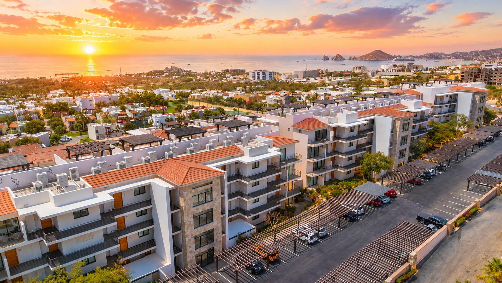 Los Cabos Panorama Experience elevated living in the heart of Cabo San Lucas with this stunning 3-bedroom penthouse designed for comfort, style, and unforgettable for sale