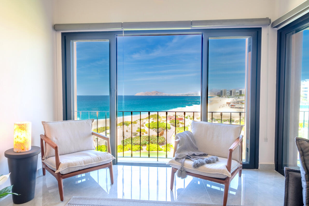 Los Cabos Balena At Balena Los Cabos, everything is within reach -- literally. From the moment you arrive, a seamless journey takes you from underground parking directly to your residence or straight up to the rooftop -- no long walks, no friction. Just effortless living. Inside, 3-bedroom layouts with premium finishes and Smeg appliances set the tone. Spacious, well-designed, and move-in ready. Up top, an infinity pool with sweeping for sale