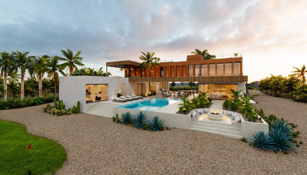 Los Cabos Santa Carmela Luxury turnkey estate located in the prestigious gated community of Santa Carmela. Beautiful protected ocean – 2-C Cerro del Vigia, Cabo San Lucas, BS