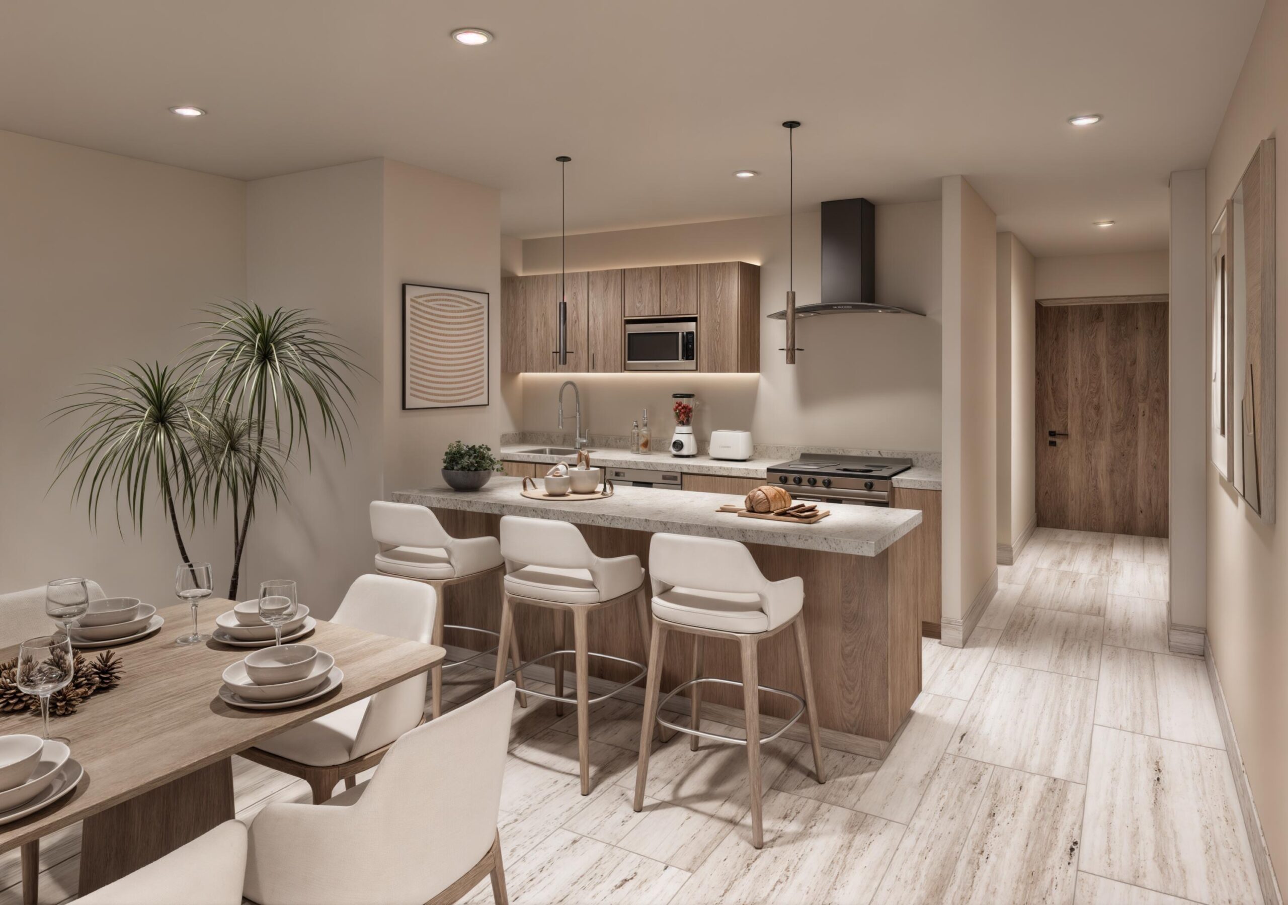 Los Cabos Kamu Living KAMU Living 313 es una unidad de dos recámaras en preventa, ideal para quienes buscan mayor comodidad y potencial de rentabilidad en El Tezal.El desarrollo integra amenidades tipo hotel como alberca, jacuzzi, gimnasio, rooftop, coworking, elevador y estacionamiento subterráneo. La operación de rentas vacacionales estará a cargo de Momentum, empresa especializada en la administración y promoción de propiedades en plataformas como Airbnb, Booking y Expedia.Además, KAMU Living contará con locales comerciales en planta baja y la presencia de IWG con oficinas y consultorios, creando un entorno dinámico de servicios, trabajo y hospitalidad. With a hotel reservation system integrated with leading platforms like Expedia, Booking, Airbnb, and other powerful engines, supported by expert hospitality managers in Los Cabos, KAMU Living ensures optimal exposure and high occupancy rates.Designed by seasoned developers with extensive experience in Los Cabos' hospitality industry, KAMU Living promises higher returns than traditional vacation rentals while offering a luxurious lifestyle and unmatched convenience. for sale