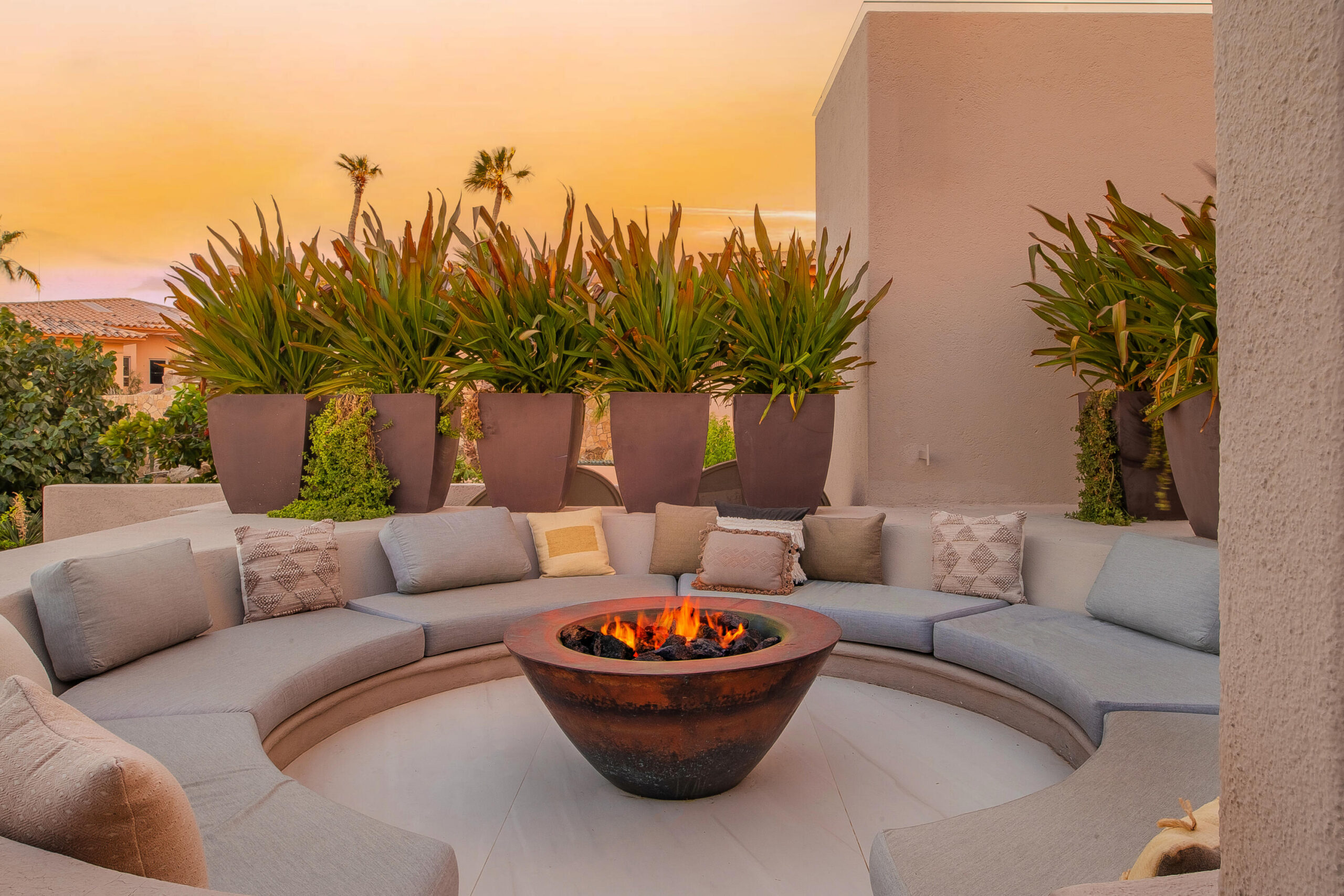 Los Cabos El Tule-Inland:General Rare investor opportunity in the San José Corridor. 2 luxury residences fully completed and move-in ready. 8 additional units with land secured and full blueprints in place -- ready to build to buyer's vision. At – Casa Alcaravan, Cabo San Lucas, BS