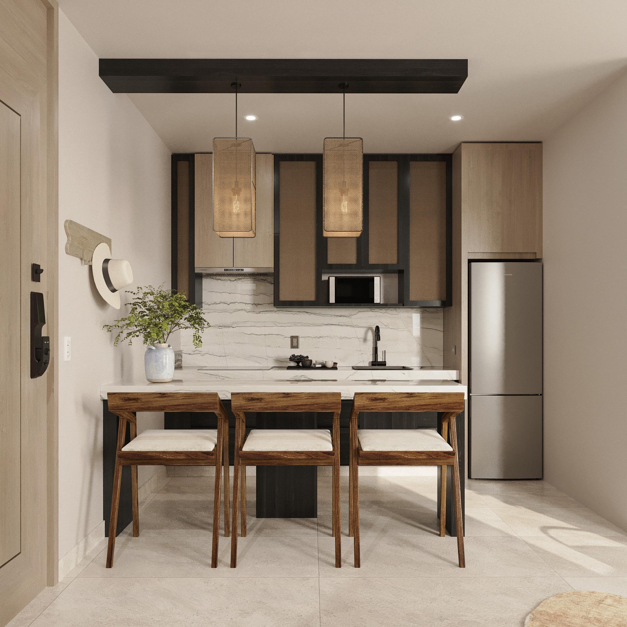 Los Cabos Kamu Living KAMU Living 313 es una unidad de dos recámaras en preventa, ideal para quienes buscan mayor comodidad y potencial de rentabilidad en El Tezal.El desarrollo integra amenidades tipo hotel como alberca, jacuzzi, gimnasio, rooftop, coworking, elevador y estacionamiento subterráneo. La operación de rentas vacacionales estará a cargo de Momentum, empresa especializada en la administración y promoción de propiedades en plataformas como Airbnb, Booking y Expedia.Además, KAMU Living contará con locales comerciales en planta baja y la presencia de IWG con oficinas y consultorios, creando un entorno dinámico de servicios, trabajo y hospitalidad. With a hotel reservation system integrated with leading platforms like Expedia, Booking, Airbnb, and other powerful engines, supported by expert hospitality managers in Los Cabos, KAMU Living ensures optimal exposure and high occupancy rates.Designed by seasoned developers with extensive experience in Los Cabos' hospitality industry, KAMU Living promises higher returns than traditional vacation rentals while offering a luxurious lifestyle and unmatched convenience. for sale