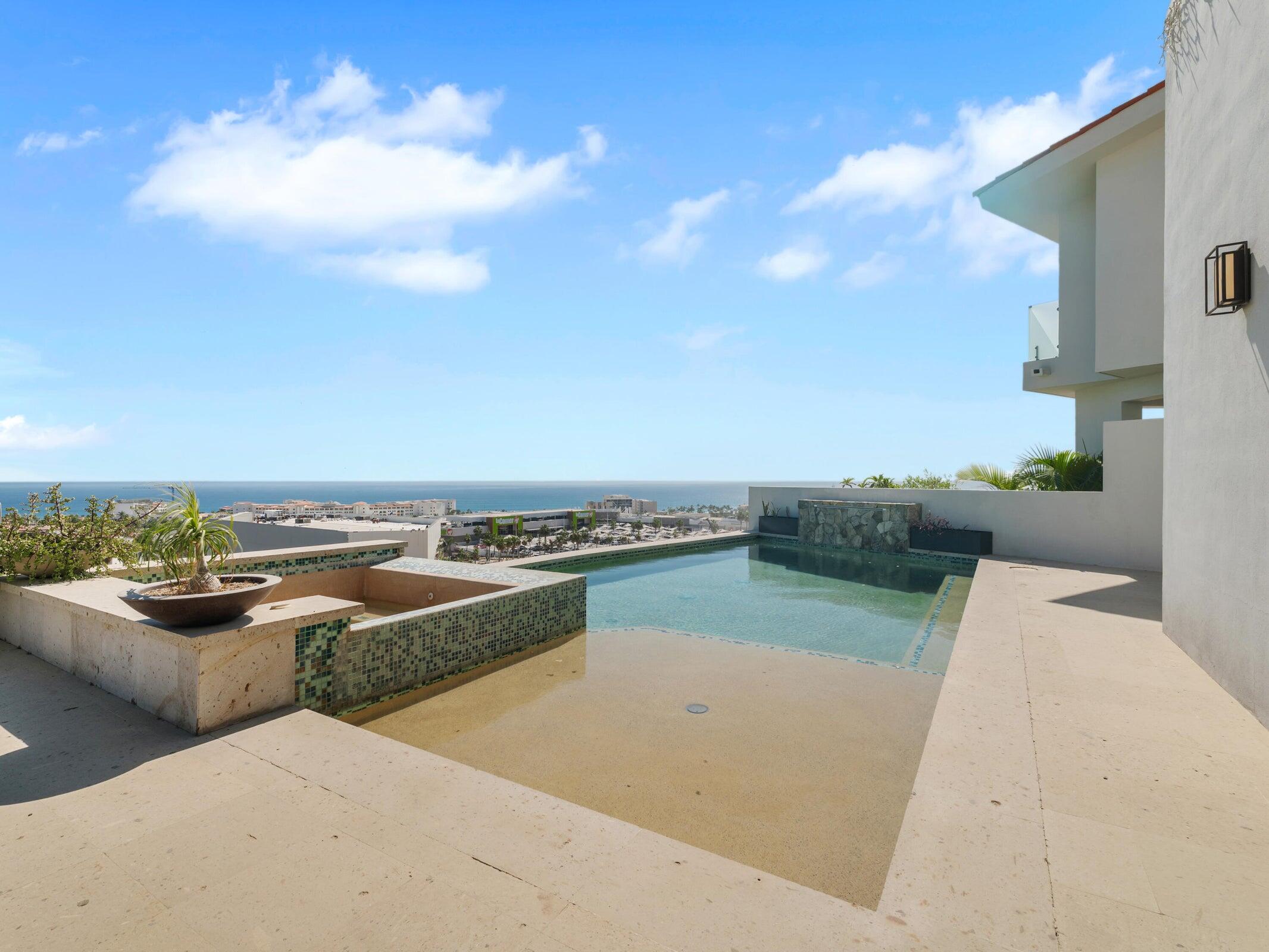 Los Cabos La Cima Set at the highest point of La Cima in the prestigious gated community of Club Campestre, this 5-bedroom, 3.5-bath residence enjoys spectacular for sale