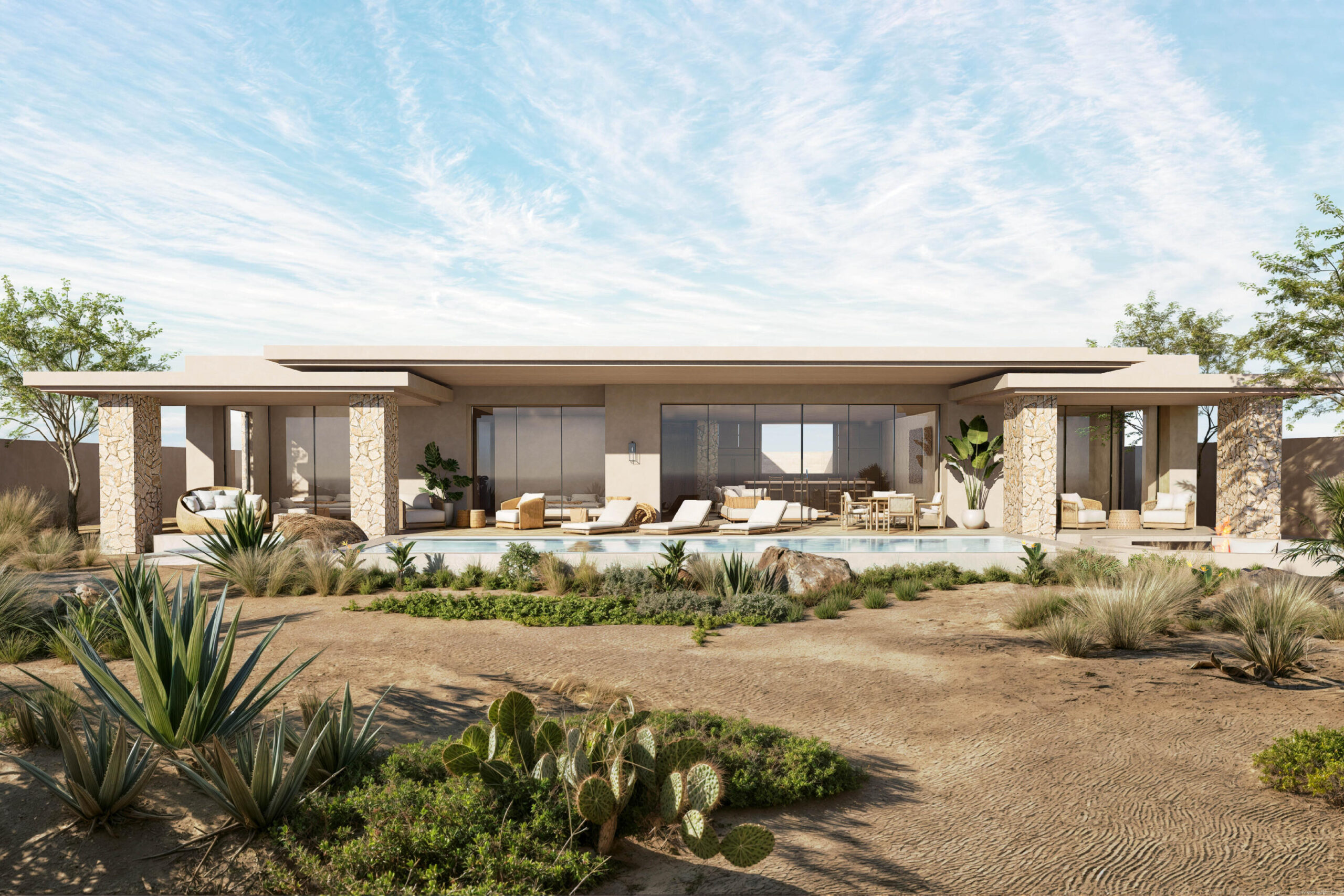 Los Cabos Section 22f- La Montana Experience an intimate collection of five single-family residences with mountainand arroyo for sale